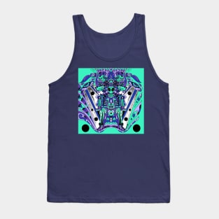 mictlan alien commander ecopop Tank Top